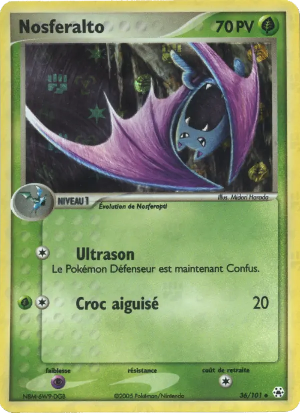 Nosferalto — carte 36 de l’extension EX Légendes Oubliées