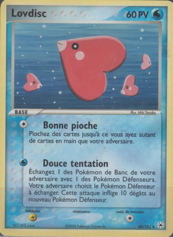 Lovdisc — carte 40 de l’extension EX Légendes Oubliées