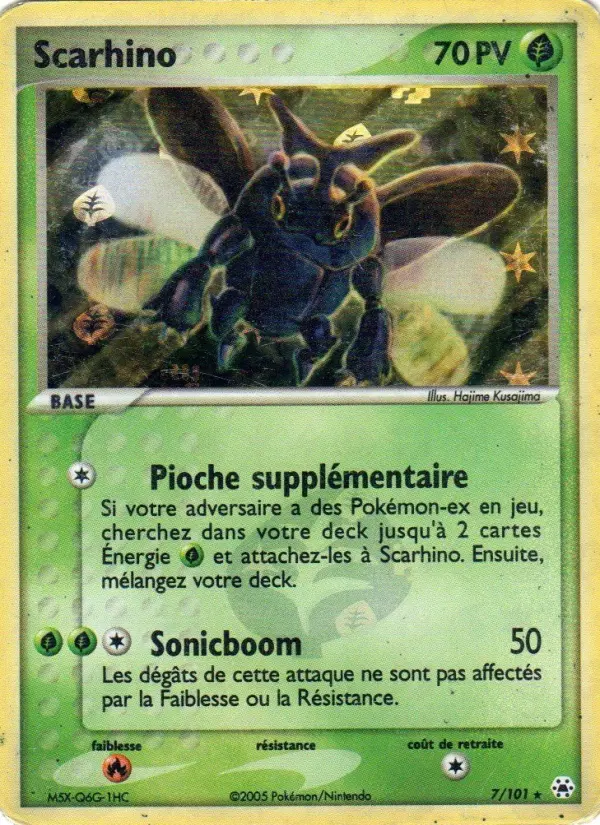 Scarhino — carte 7 de l’extension EX Légendes Oubliées