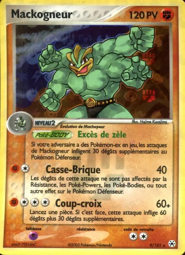Mackogneur — carte 9 de l’extension EX Légendes Oubliées