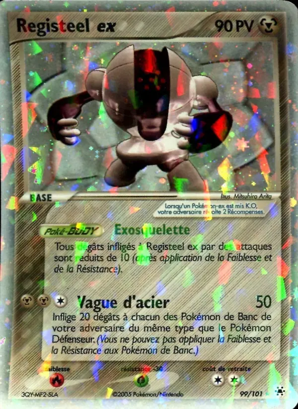 Registeel ex — carte 99 de l’extension EX Légendes Oubliées