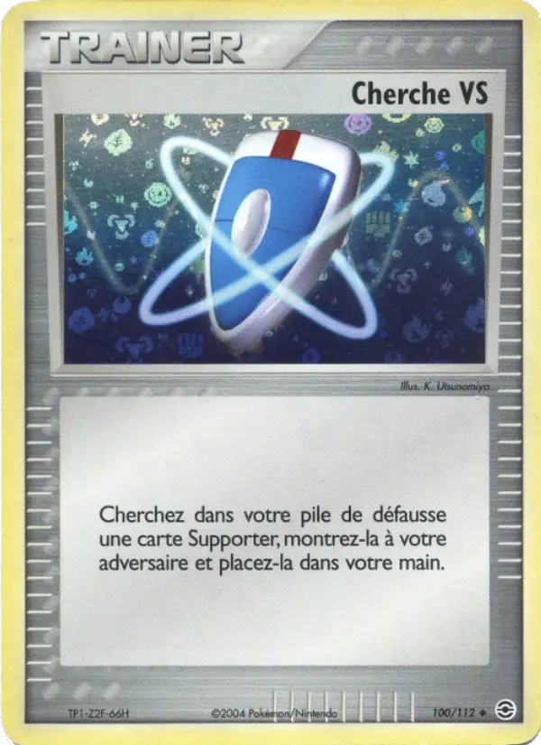 Cherche VS — carte 100 de l’extension EX Rouge Feu & Vert Feuille