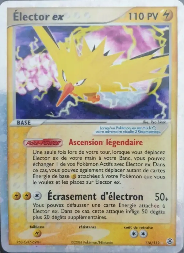 Élector ex — carte 116 de l’extension EX Rouge Feu & Vert Feuille