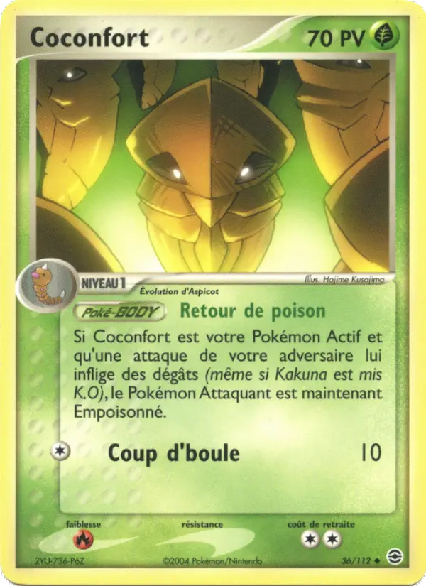Coconfort — carte 36 de l’extension EX Rouge Feu & Vert Feuille