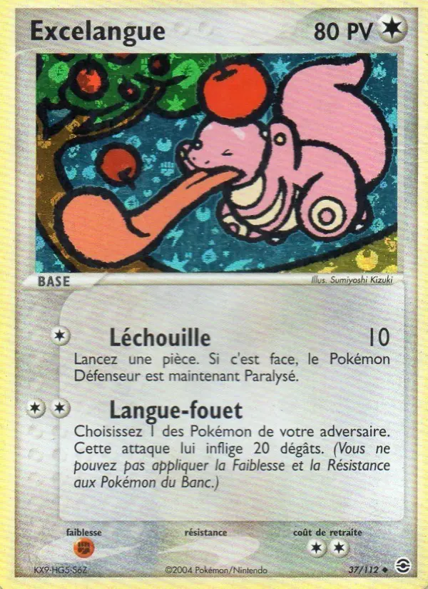 Excelangue — carte 37 de l’extension EX Rouge Feu & Vert Feuille