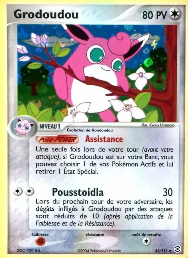 Grodoudou — carte 52 de l’extension EX Rouge Feu & Vert Feuille