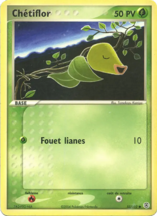 Chétiflor — carte 53 de l’extension EX Rouge Feu & Vert Feuille