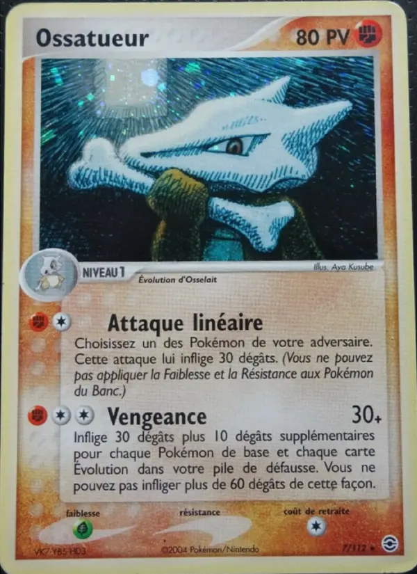 Ossatueur — carte 7 de l’extension EX Rouge Feu & Vert Feuille