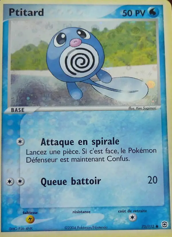Ptitard — carte 75 de l’extension EX Rouge Feu & Vert Feuille