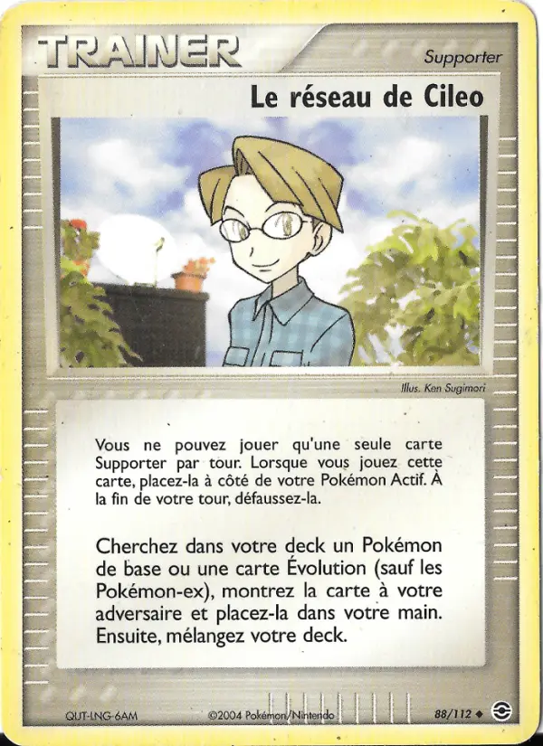 Le réseau de Cileo — carte 88 de l’extension EX Rouge Feu & Vert Feuille