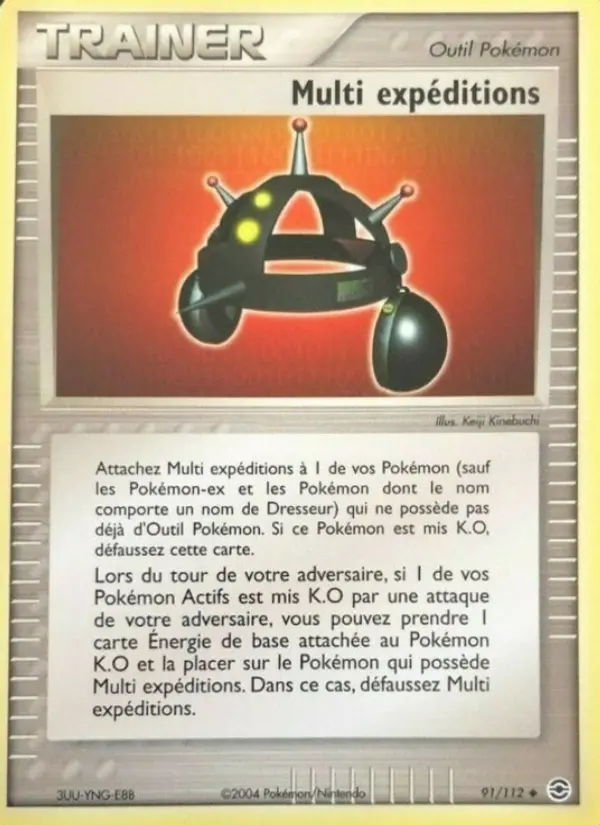 Multi expédition — carte 91 de l’extension EX Rouge Feu & Vert Feuille