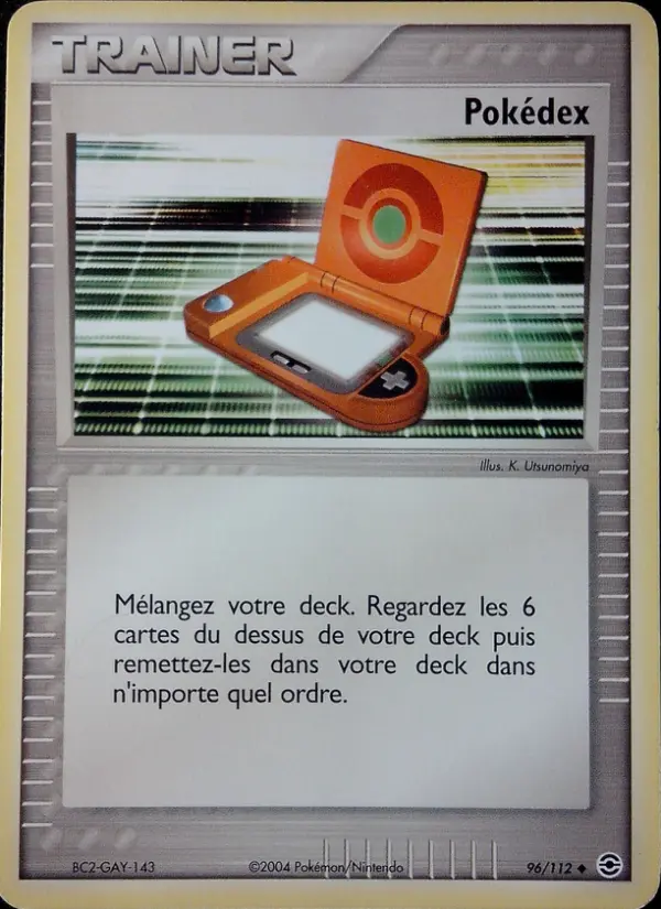 Pokédex — carte 96 de l’extension EX Rouge Feu & Vert Feuille