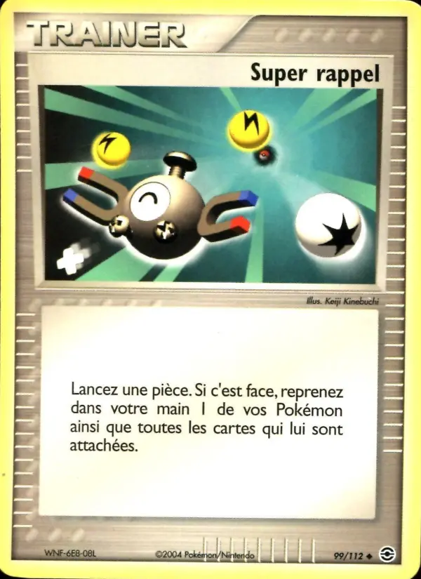 Super rappel — carte 99 de l’extension EX Rouge Feu & Vert Feuille