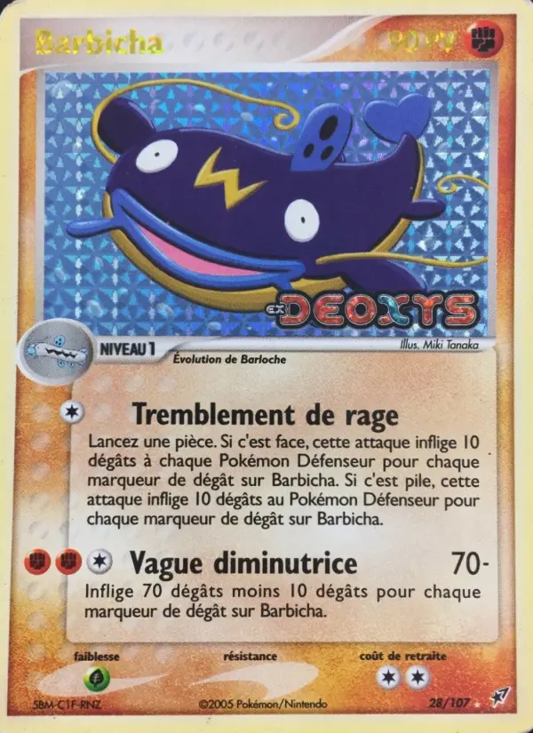 Barbicha — carte 28 de l’extension EX Deoxys