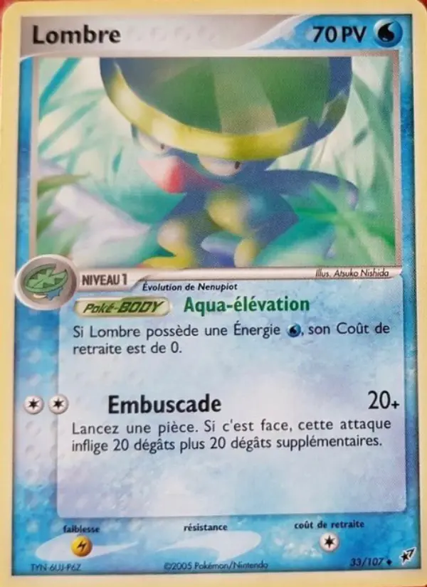 Lombre — carte 33 de l’extension EX Deoxys