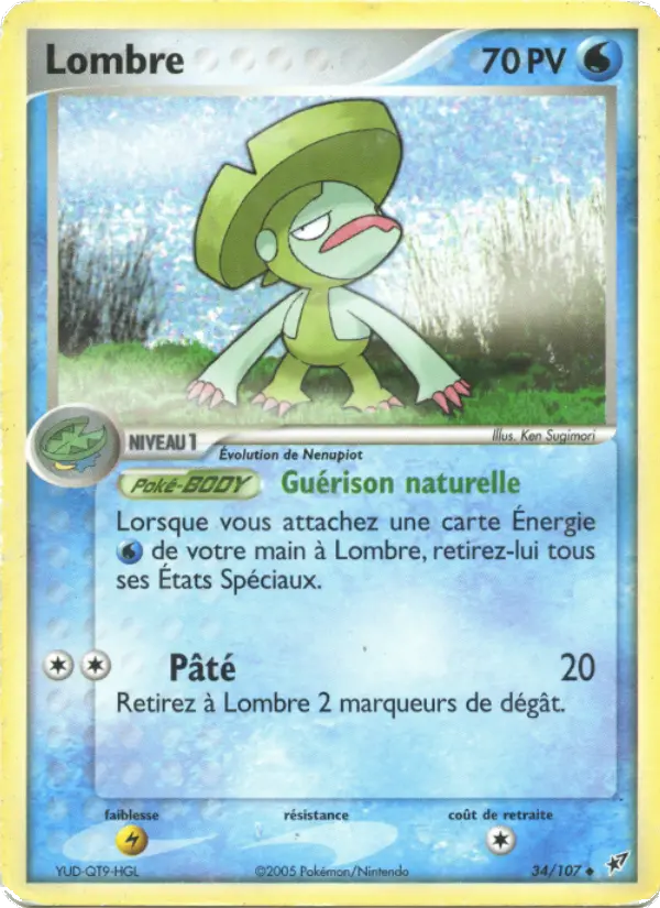 Lombre — carte 34 de l’extension EX Deoxys