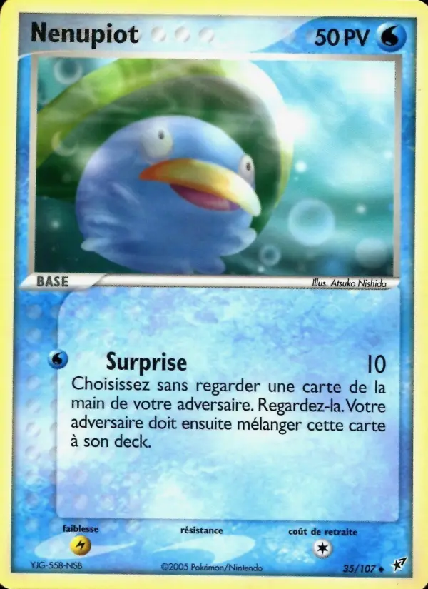 Nenupiot — carte 35 de l’extension EX Deoxys