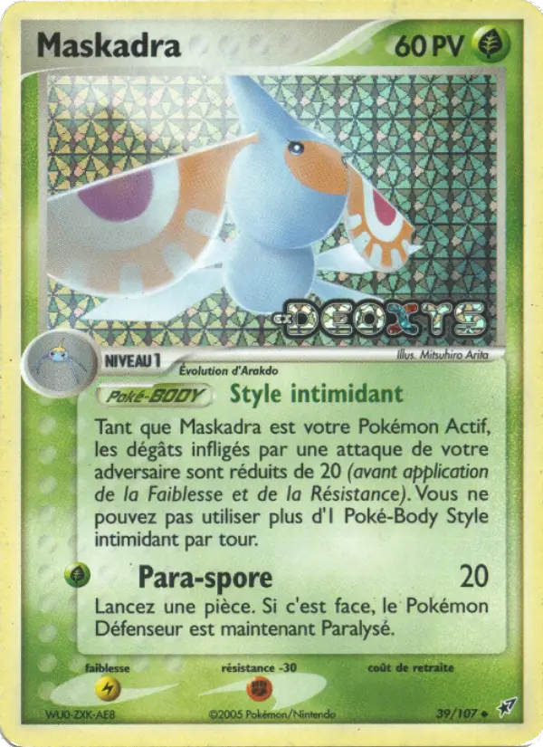 Maskadra — carte 39 de l’extension EX Deoxys