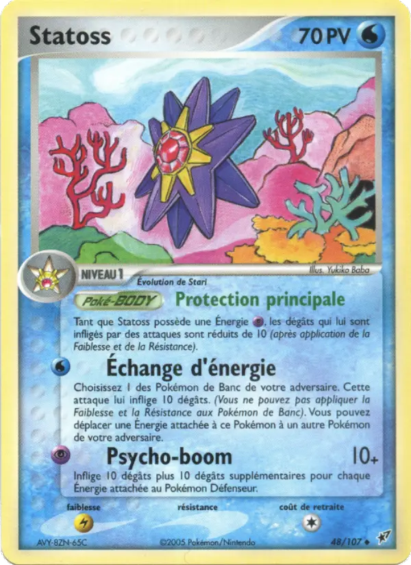 Statoss — carte 48 de l’extension EX Deoxys