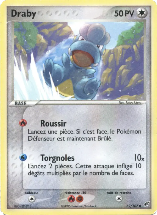 Draby — carte 52 de l’extension EX Deoxys