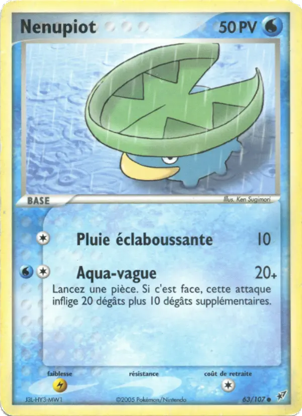 Nenupiot — carte 63 de l’extension EX Deoxys