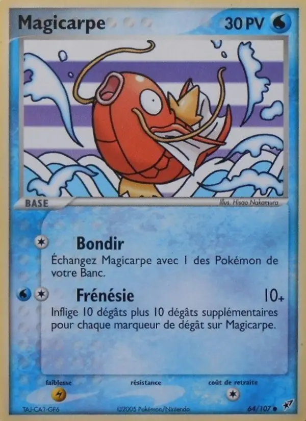 Magicarpe — carte 64 de l’extension EX Deoxys