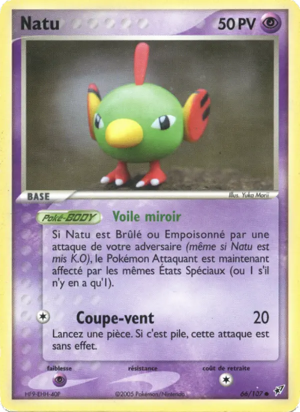 Natu — carte 66 de l’extension EX Deoxys
