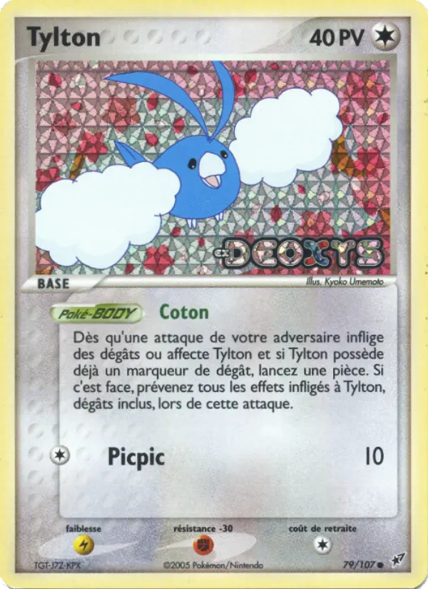 Tylton — carte 79 de l’extension EX Deoxys