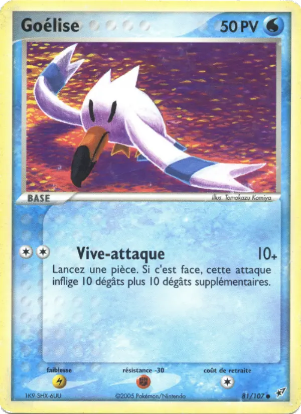Goélise — carte 81 de l’extension EX Deoxys