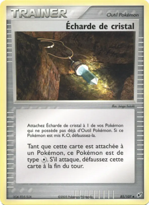 Écharde de cristal — carte 85 de l’extension EX Deoxys