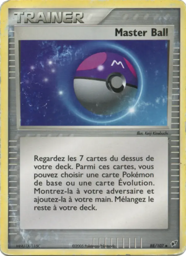 Master Ball — carte 88 de l’extension EX Deoxys