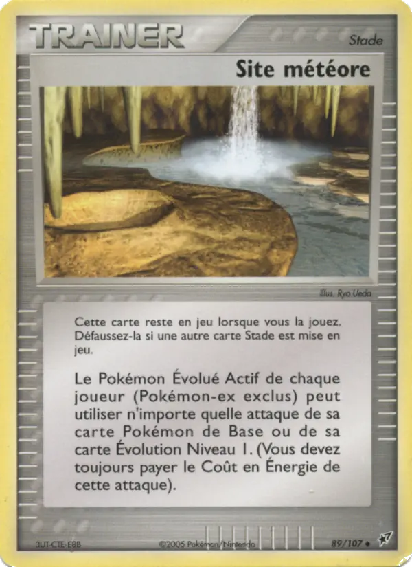 Site météore — carte 89 de l’extension EX Deoxys