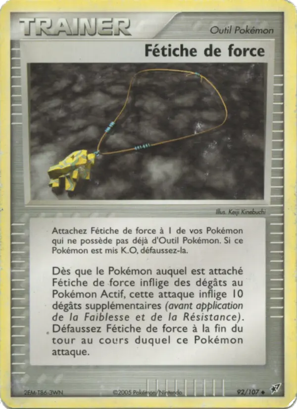 Fétiche de force — carte 92 de l’extension EX Deoxys