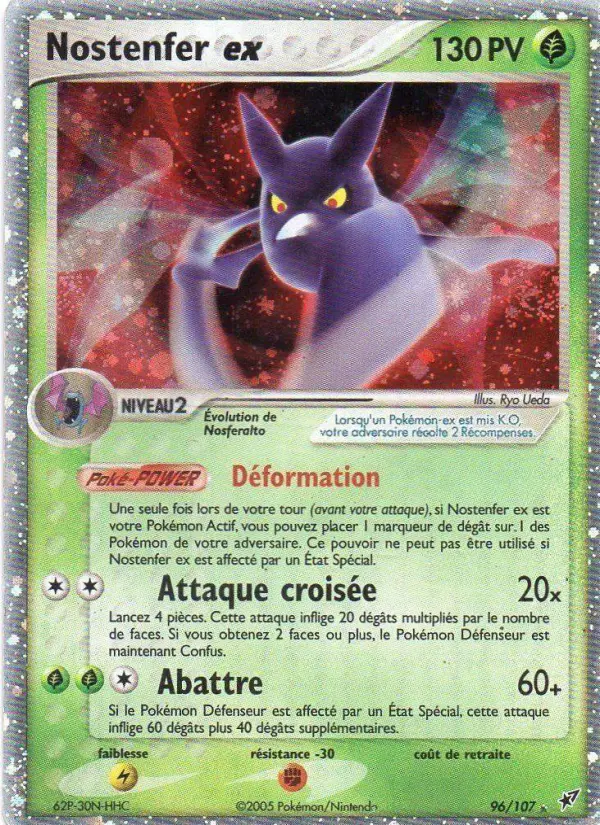Nostenfer ex — carte 96 de l’extension EX Deoxys