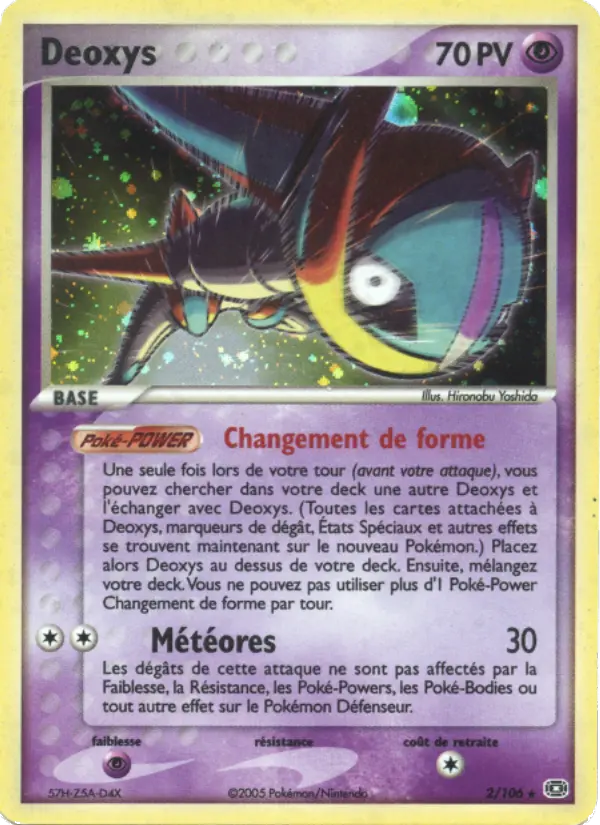 Deoxys — carte 2 de l’extension EX Émeraude