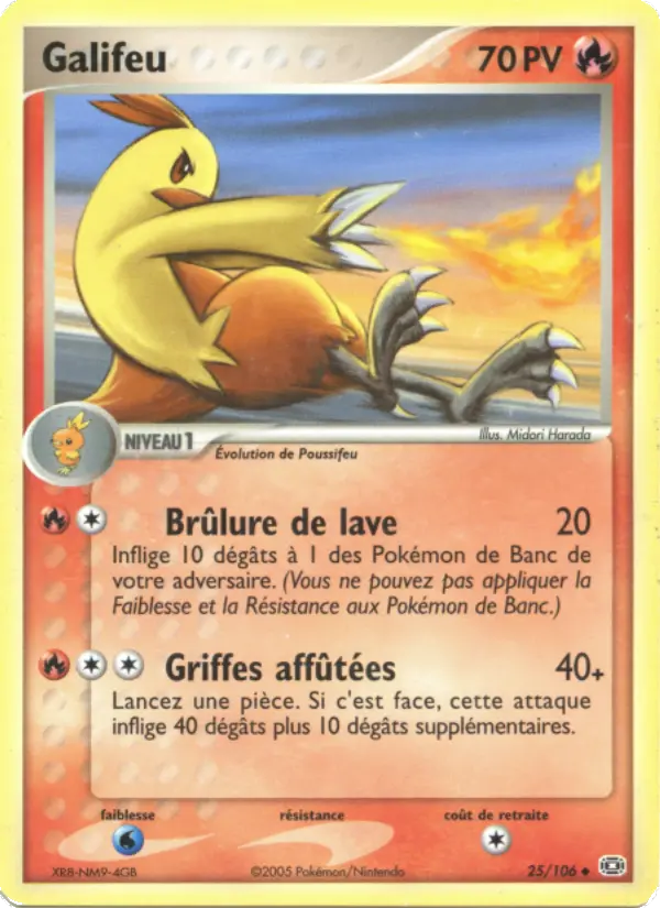 Galifeu — carte 25 de l’extension EX Émeraude