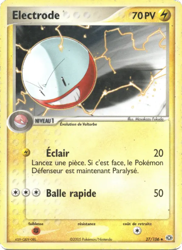 Electrode — carte 27 de l’extension EX Émeraude