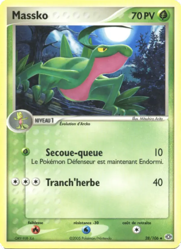 Massko — carte 28 de l’extension EX Émeraude