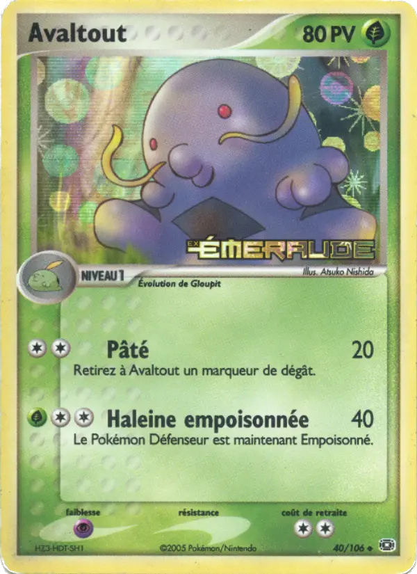 Avaltout — carte 40 de l’extension EX Émeraude