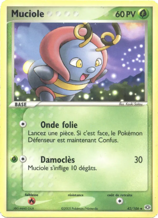 Muciole — carte 42 de l’extension EX Émeraude