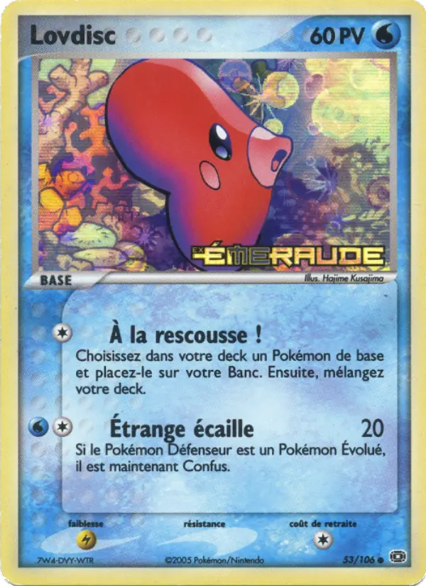Lovdisc — carte 53 de l’extension EX Émeraude