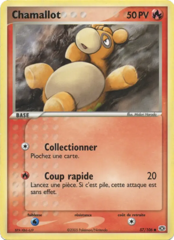 Chamallot — carte 57 de l’extension EX Émeraude