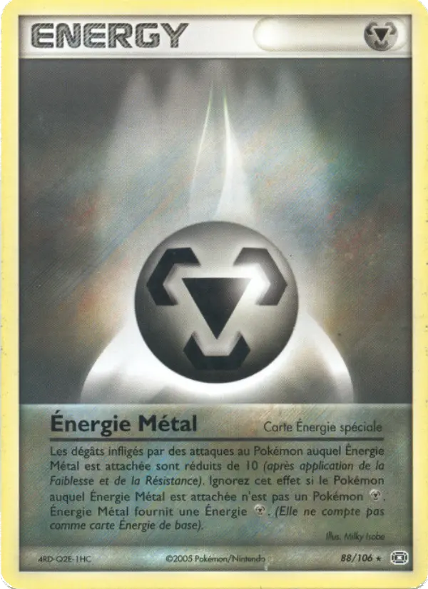 Énergie Métal — carte 88 de l’extension EX Émeraude