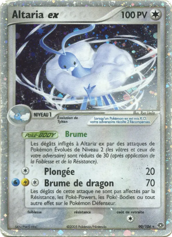 Altaria ex — carte 90 de l’extension EX Émeraude