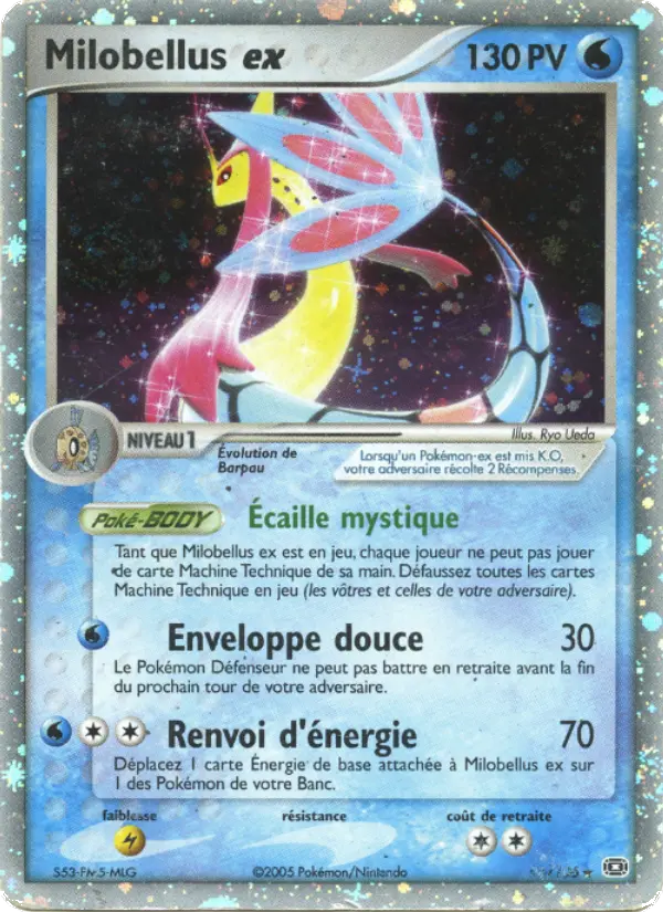 Milobellus ex — carte 96 de l’extension EX Émeraude