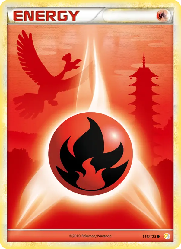 Énergie Feu — carte 116 de l’extension HeartGold SoulSilver