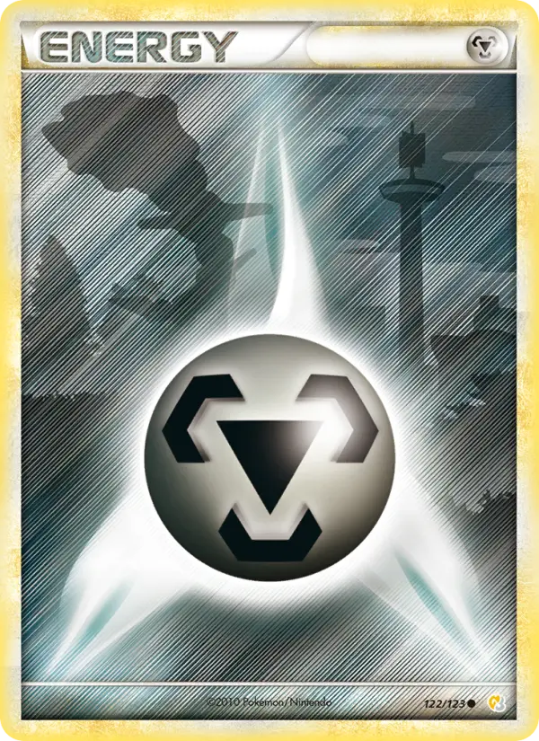 Énergie Métal — carte 122 de l’extension HeartGold SoulSilver