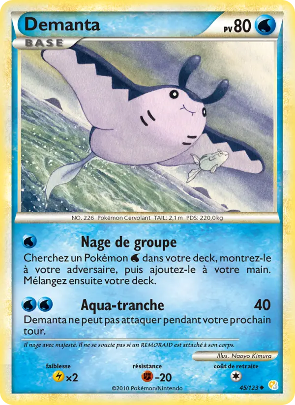 Demanta — carte 45 de l’extension HeartGold SoulSilver