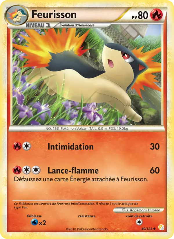 Fleurisson — carte 49 de l’extension HeartGold SoulSilver