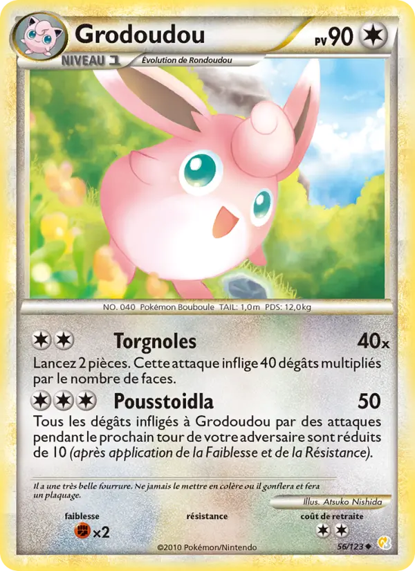 Grodoudou — carte 56 de l’extension HeartGold SoulSilver